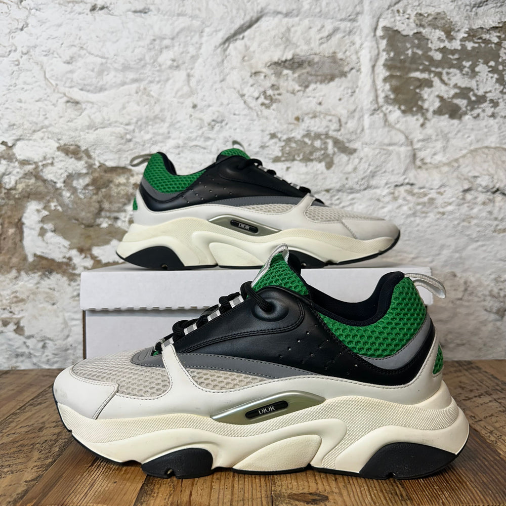 Dior B22 Green White Black Sneaker Sz 12 (45) No Box