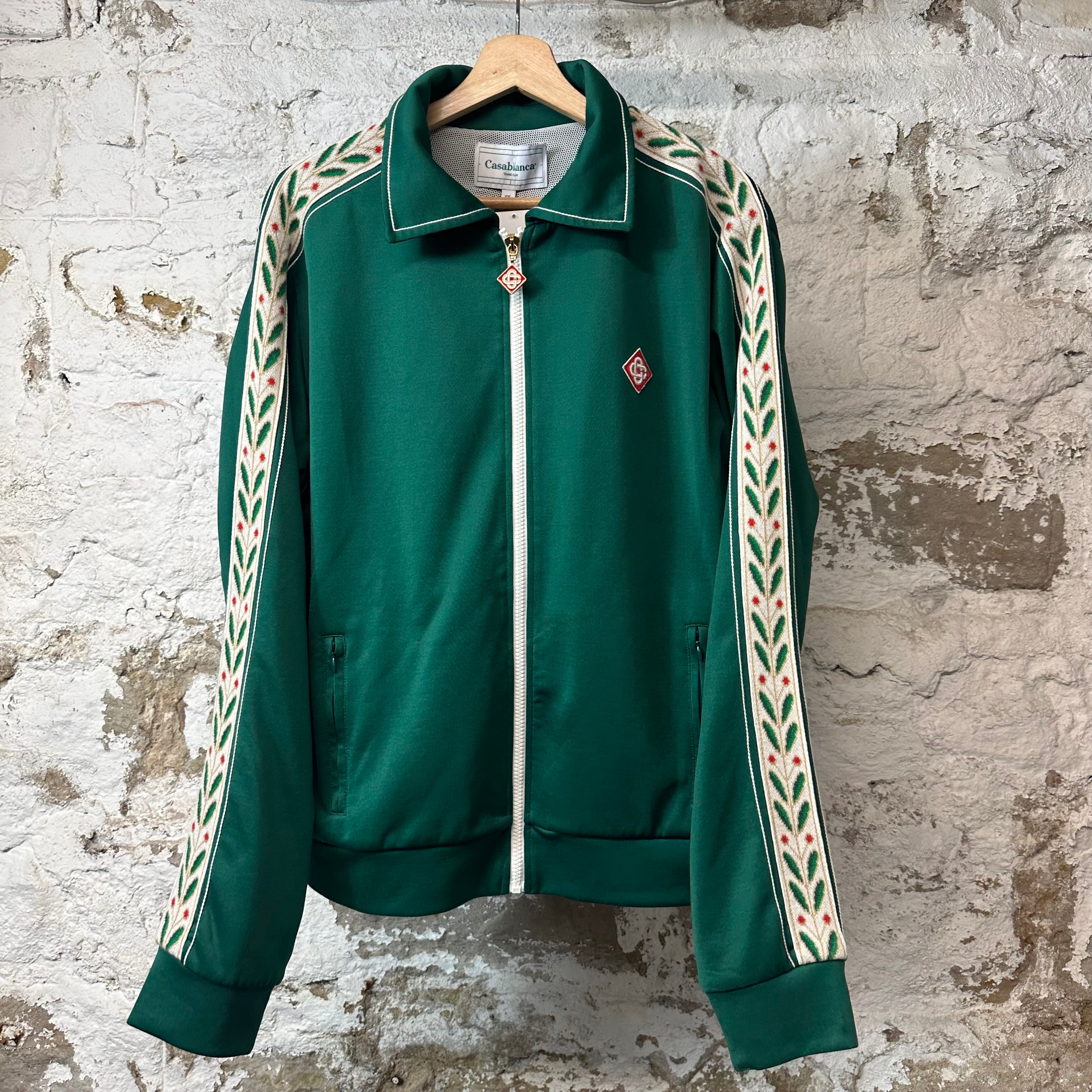 Casablanca Green Track Jacket Sz XXL