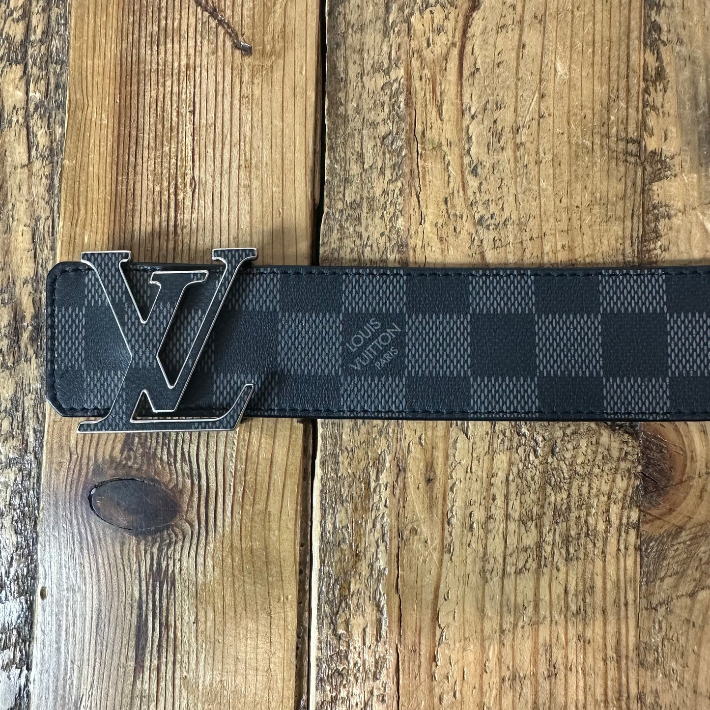 Louis Vuitton Damier Graphite Belt Sz (100/40)