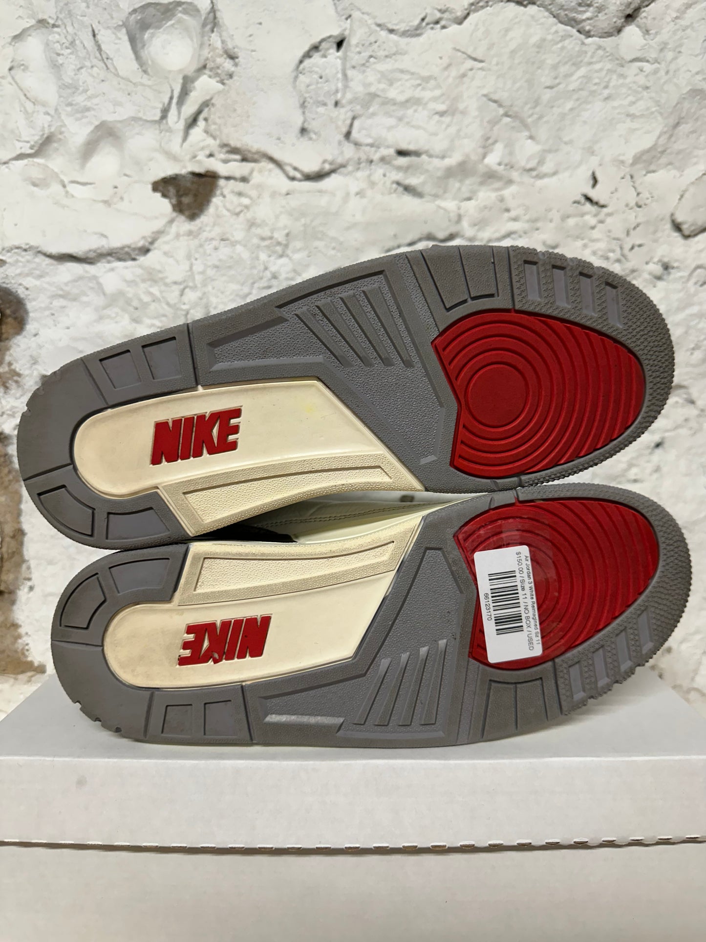 Air Jordan 3 White Reimagined Sz 11