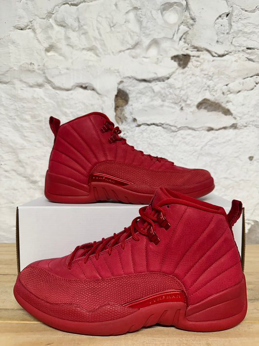 Air Jordan 12 Red Suede Sz 10