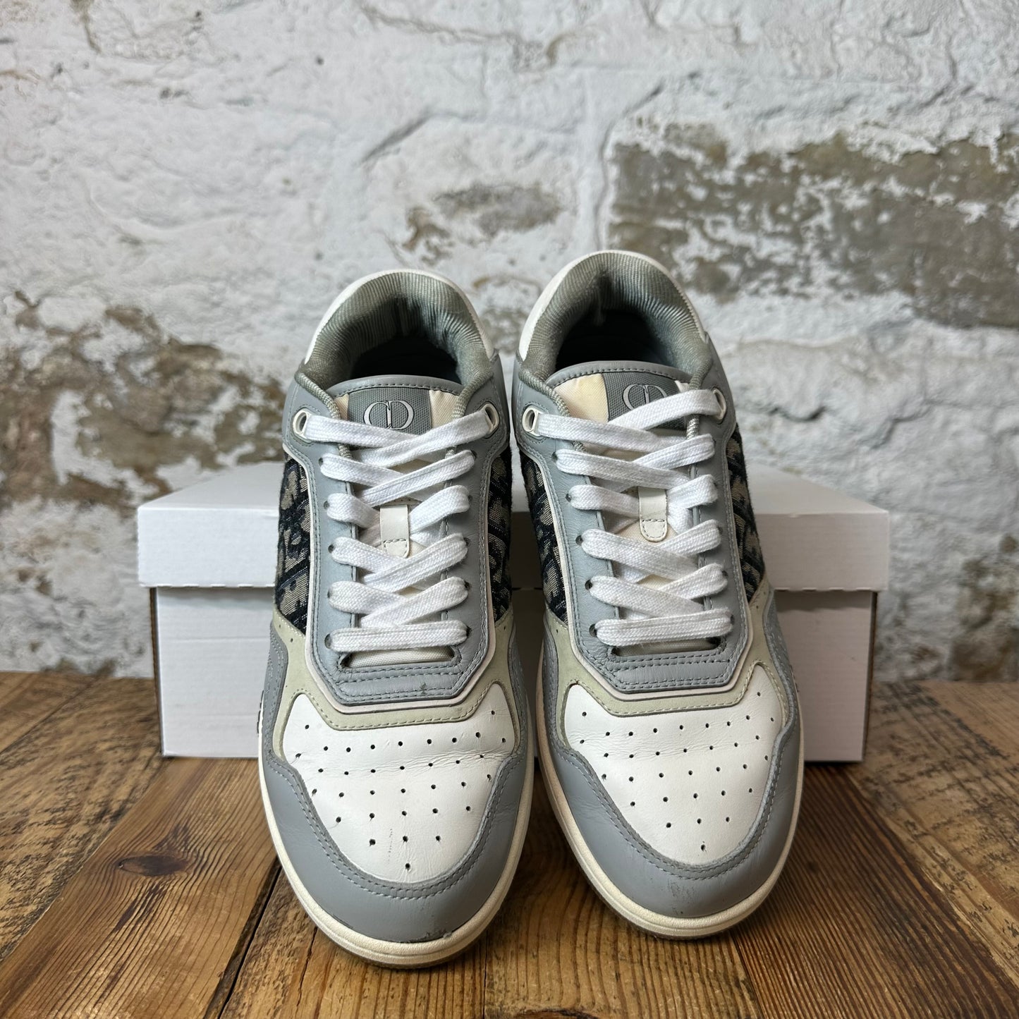 Dior B27 Oblique Grey White Sneaker Sz 8 (41)