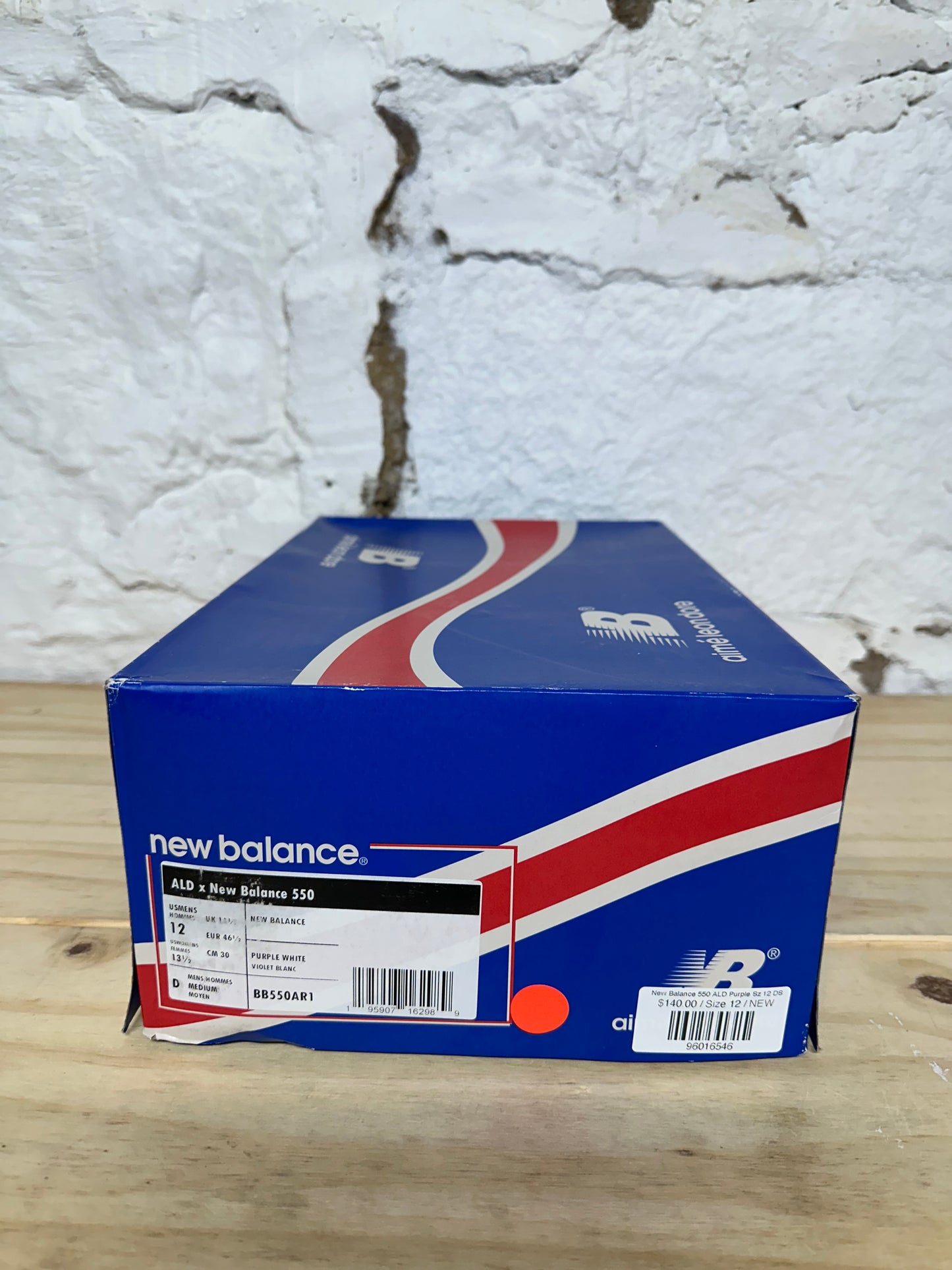 New Balance 550 ALD Purple Sz 12 DS