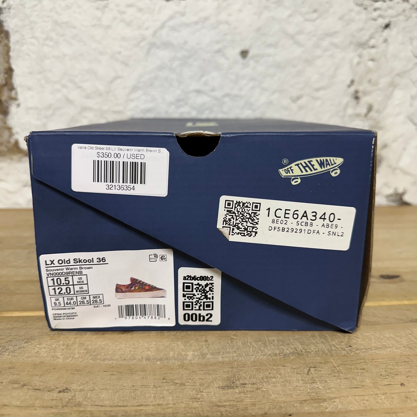 Vans Old Skool 36 LX Souvenir Warm Brown Sz 10.5