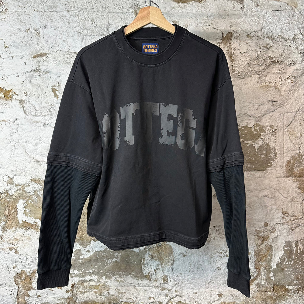 Bottega Desires War Black Thermal Long Sleeve Sz S