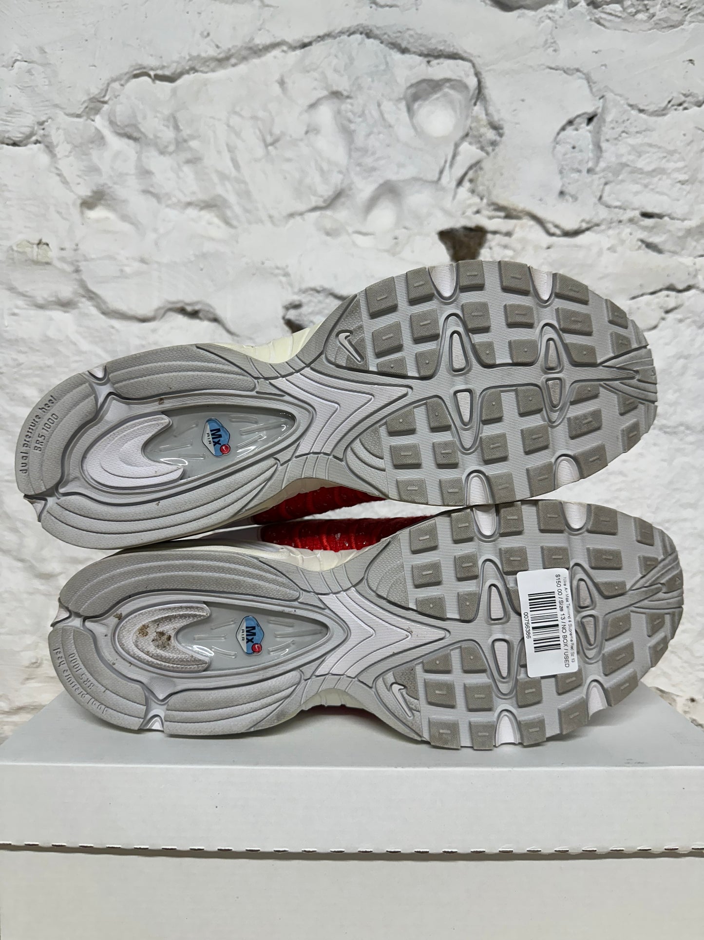 Nike Air Max Tailwind 4 Supreme Red Sz 13