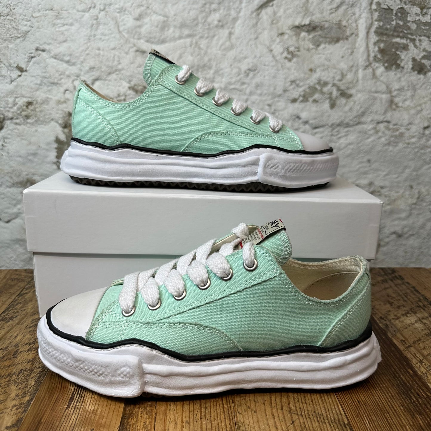 Maison Mihara Peterson Mint Green Sneaker Sz 9 (42)