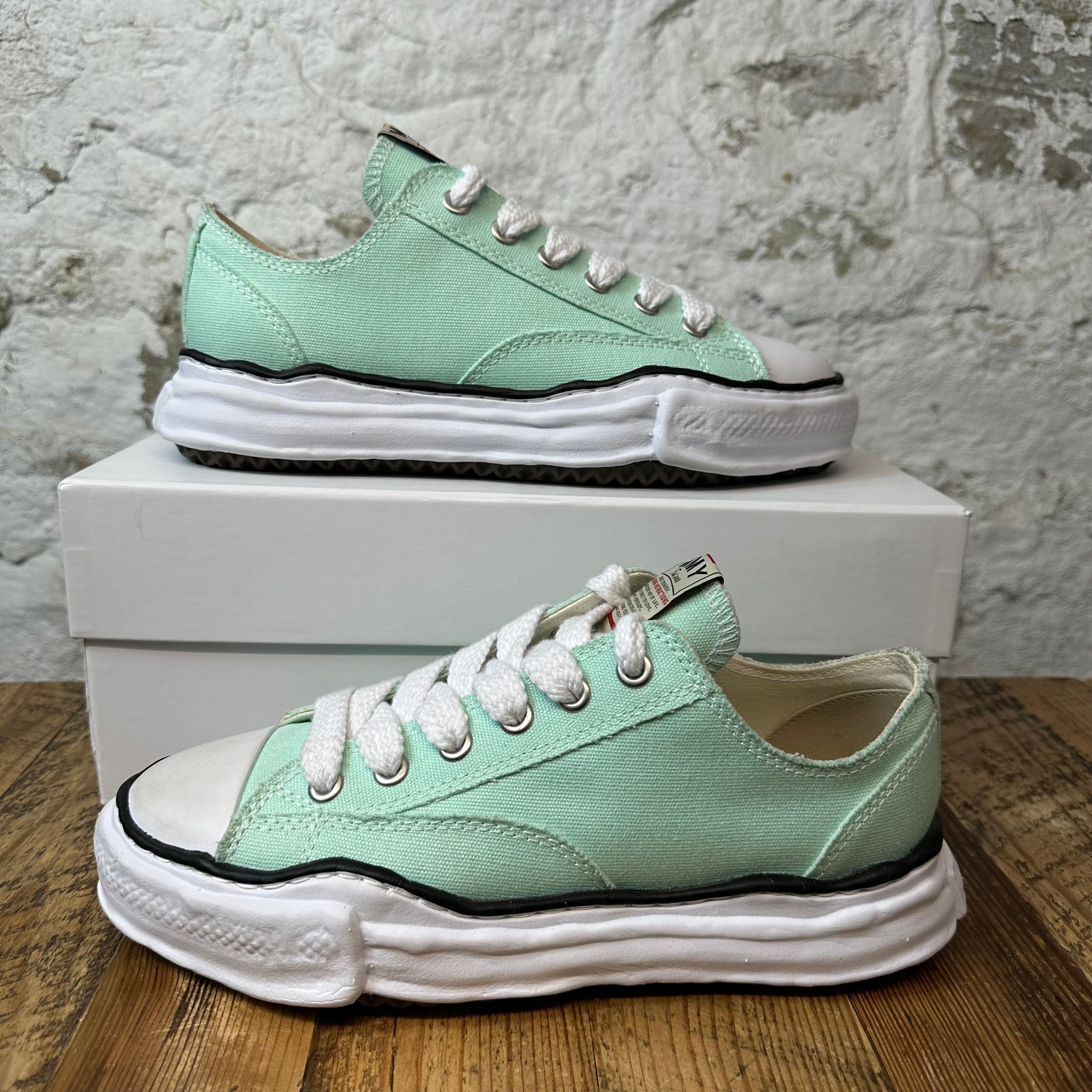 Maison Mihara Peterson Mint Green Sneaker Sz 9 (42)