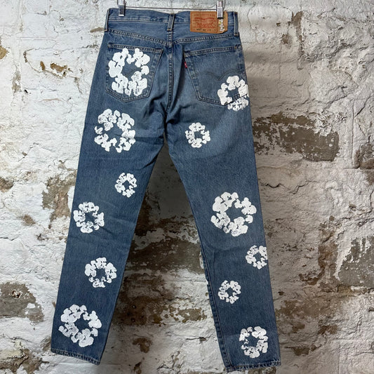 Denim Tears White CW Blue Denim Jeans Sz 29