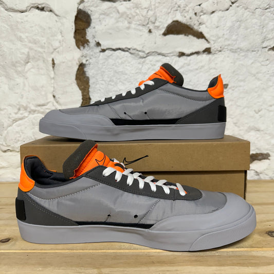 Nike Drop Type LX Wolf Grey Total Orange Sz 10.5 DS