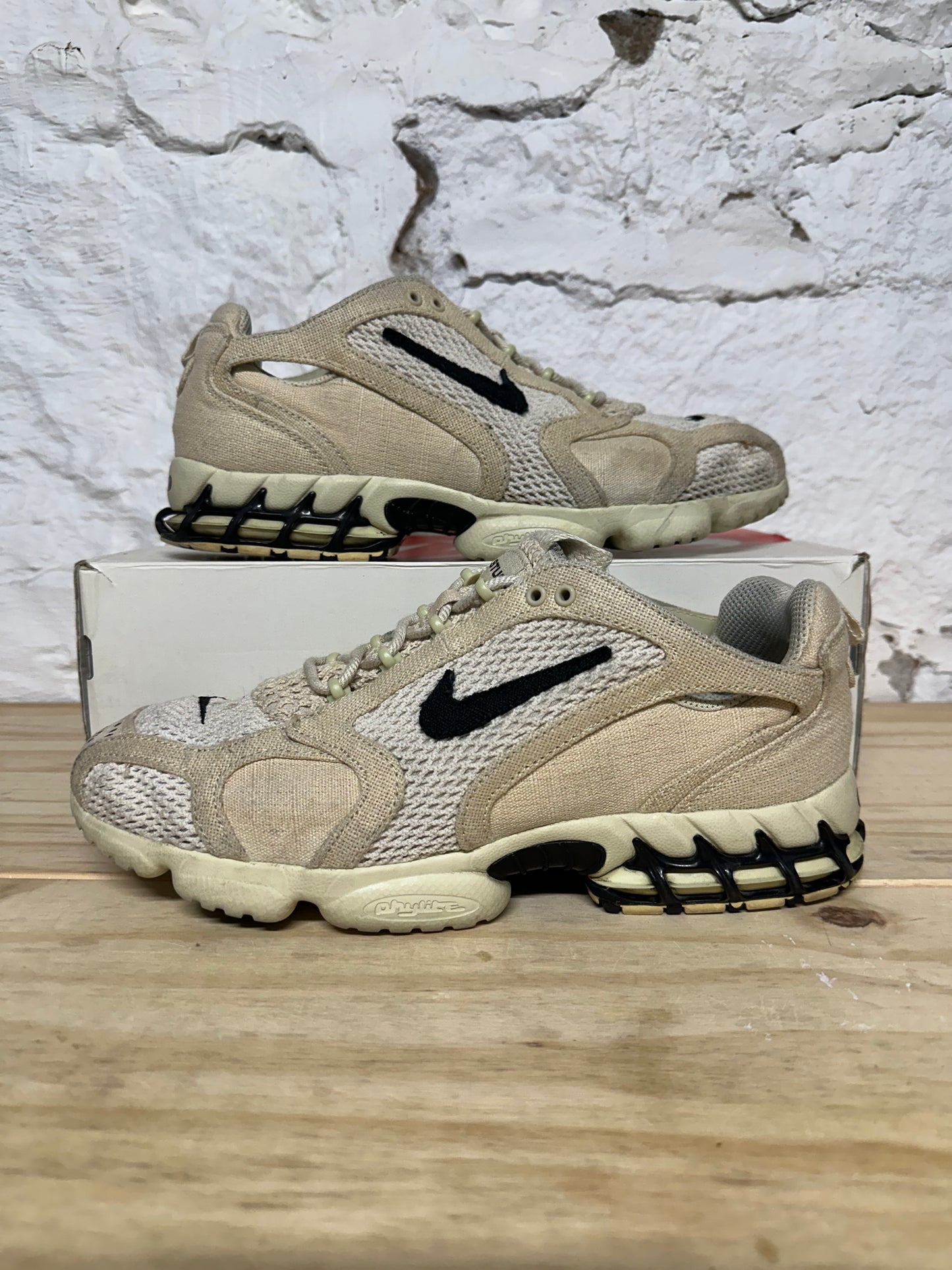 Nike Spiridon Stussy Fossil Sz 11.5