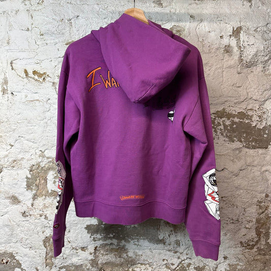 Chrome Hearts Matty Boy Thats That Hoodie Purple Sz S