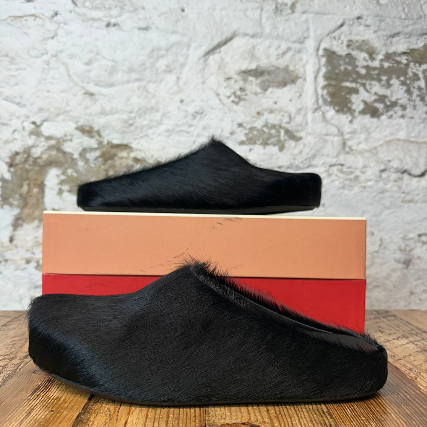 Marni Fussbett Sabot Black Slide Sz 11 (44) DS