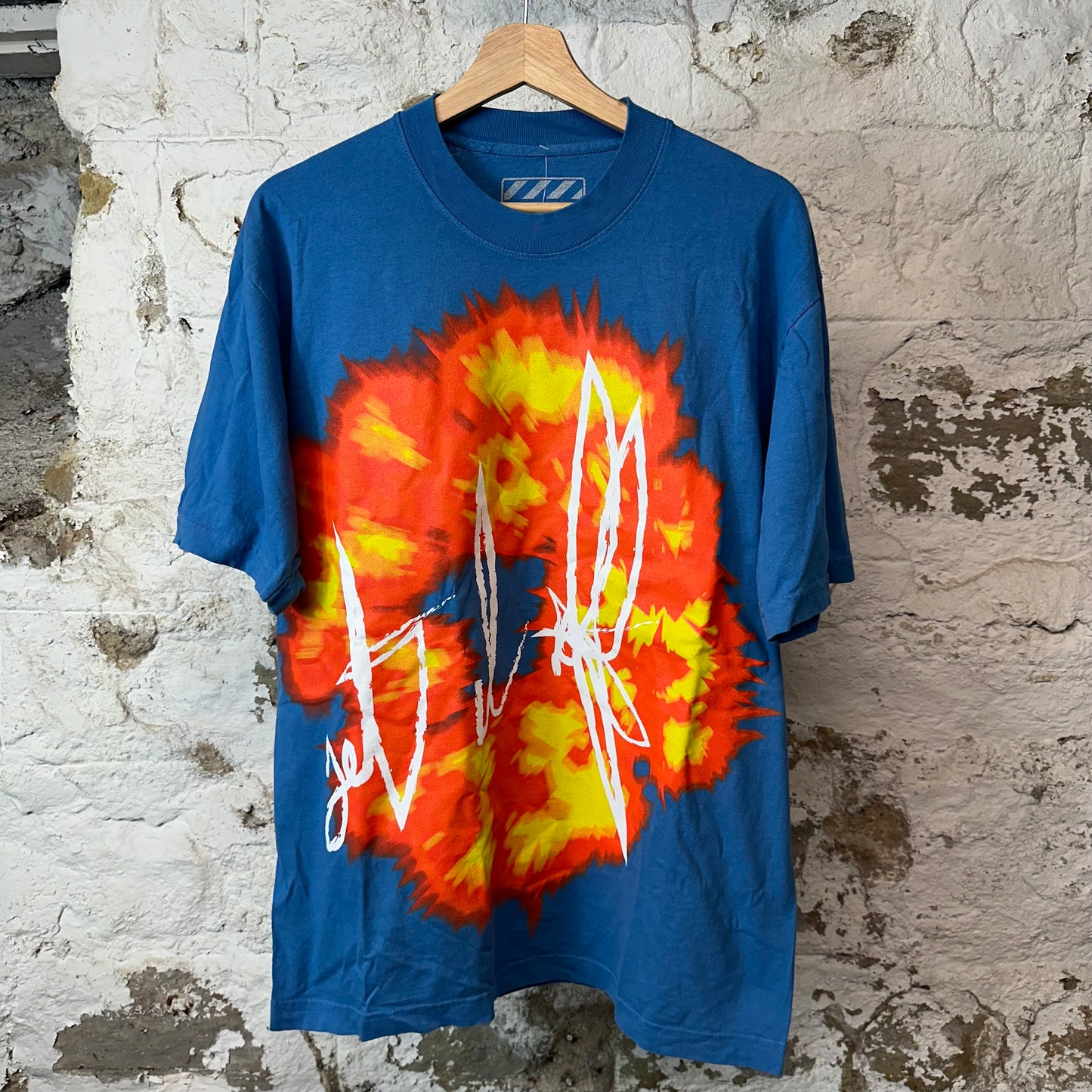 Denim Tears Flame T-shirt Blue Sz M