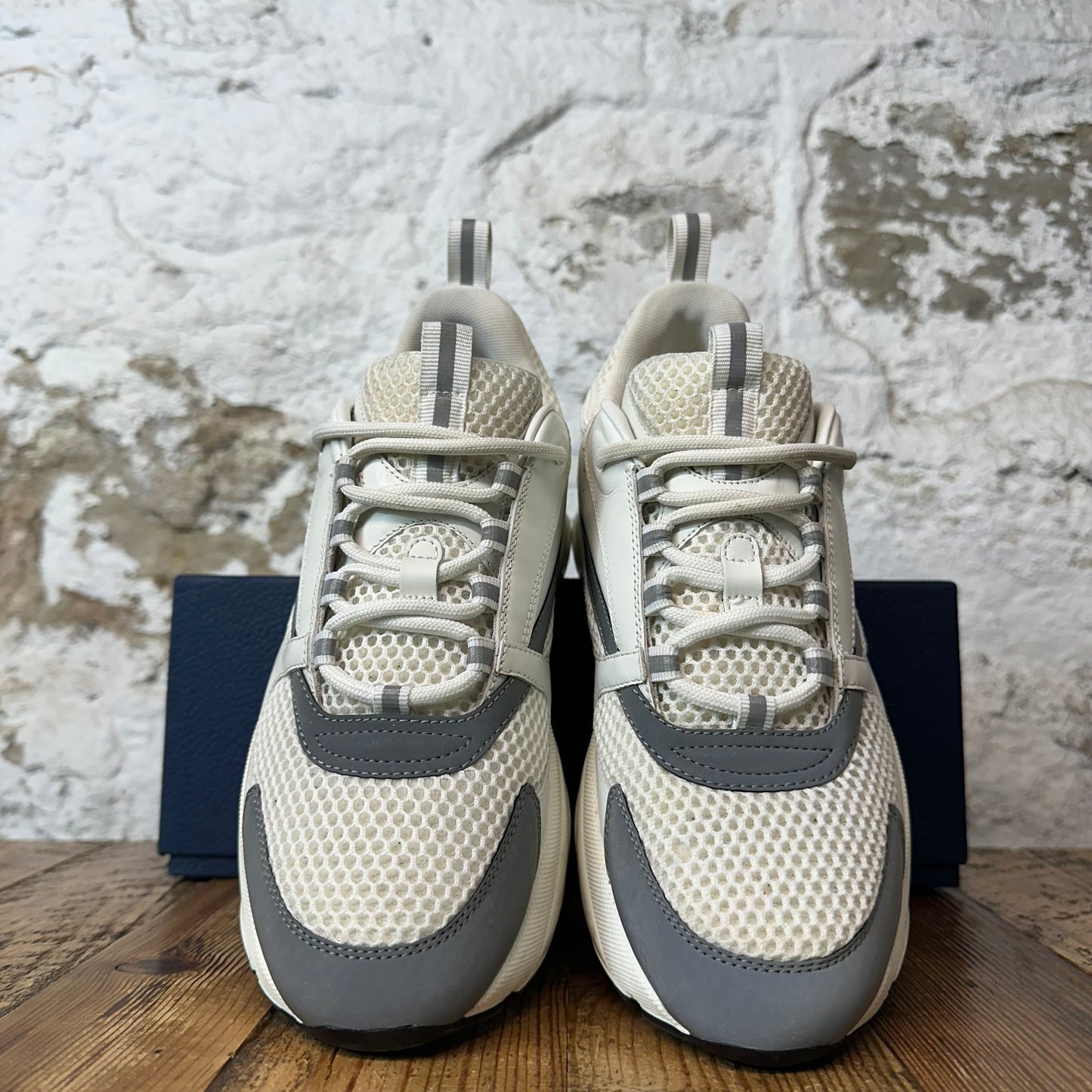 Dior B22 White Grey 3M Sneaker Sz 8 (41)
