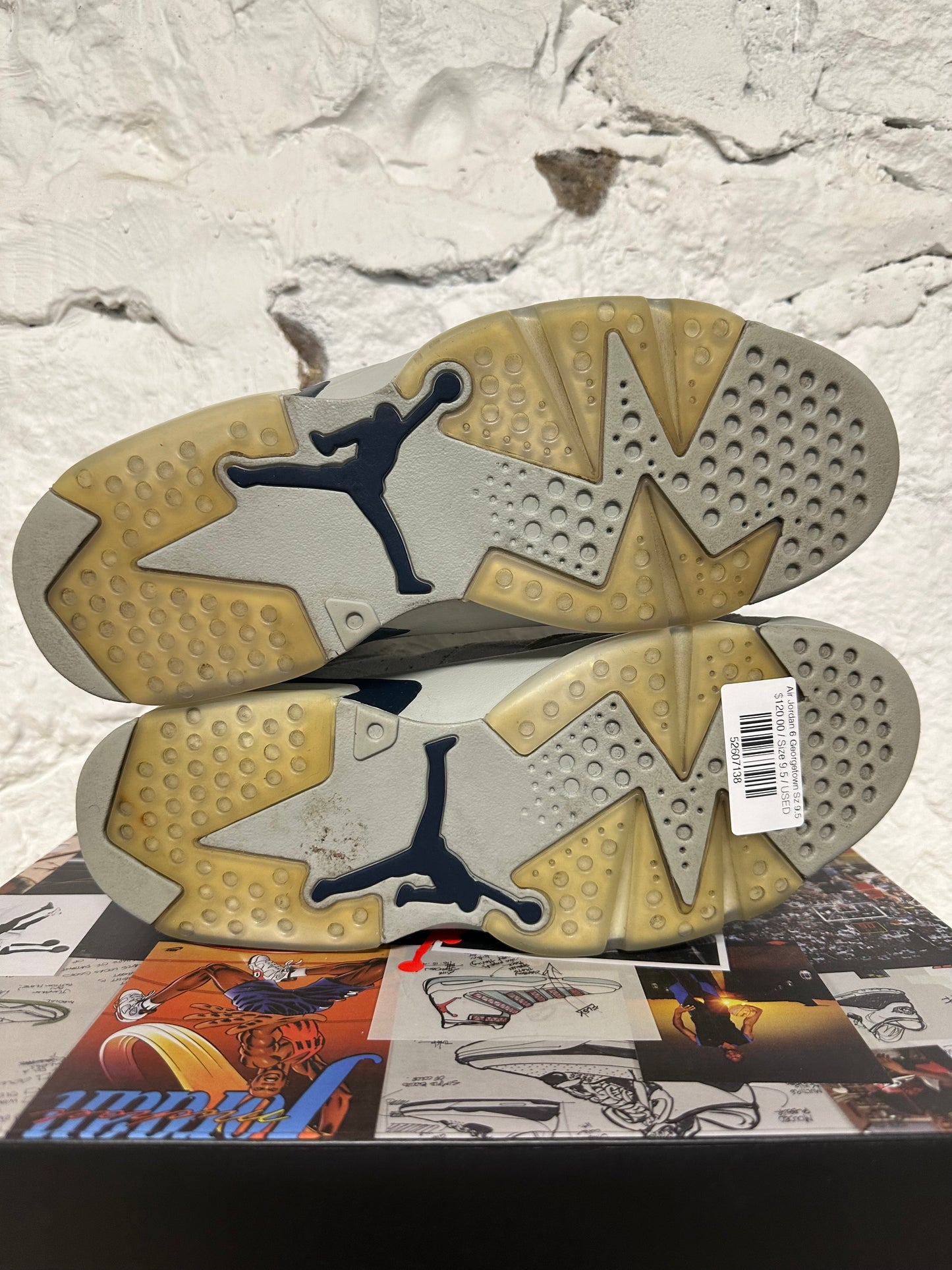 Air Jordan 6 Georgetown Sz 9.5