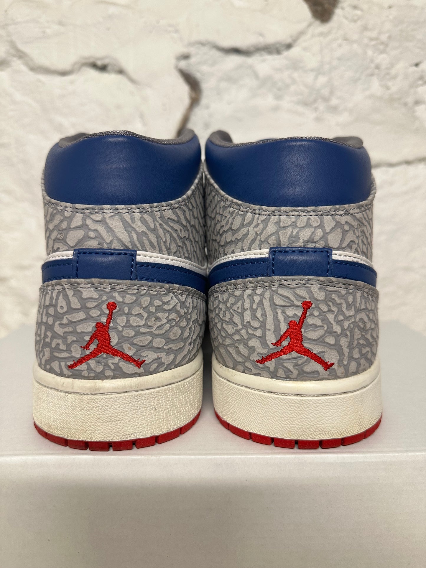 Air Jordan 1 Mid True Blue Sz 13