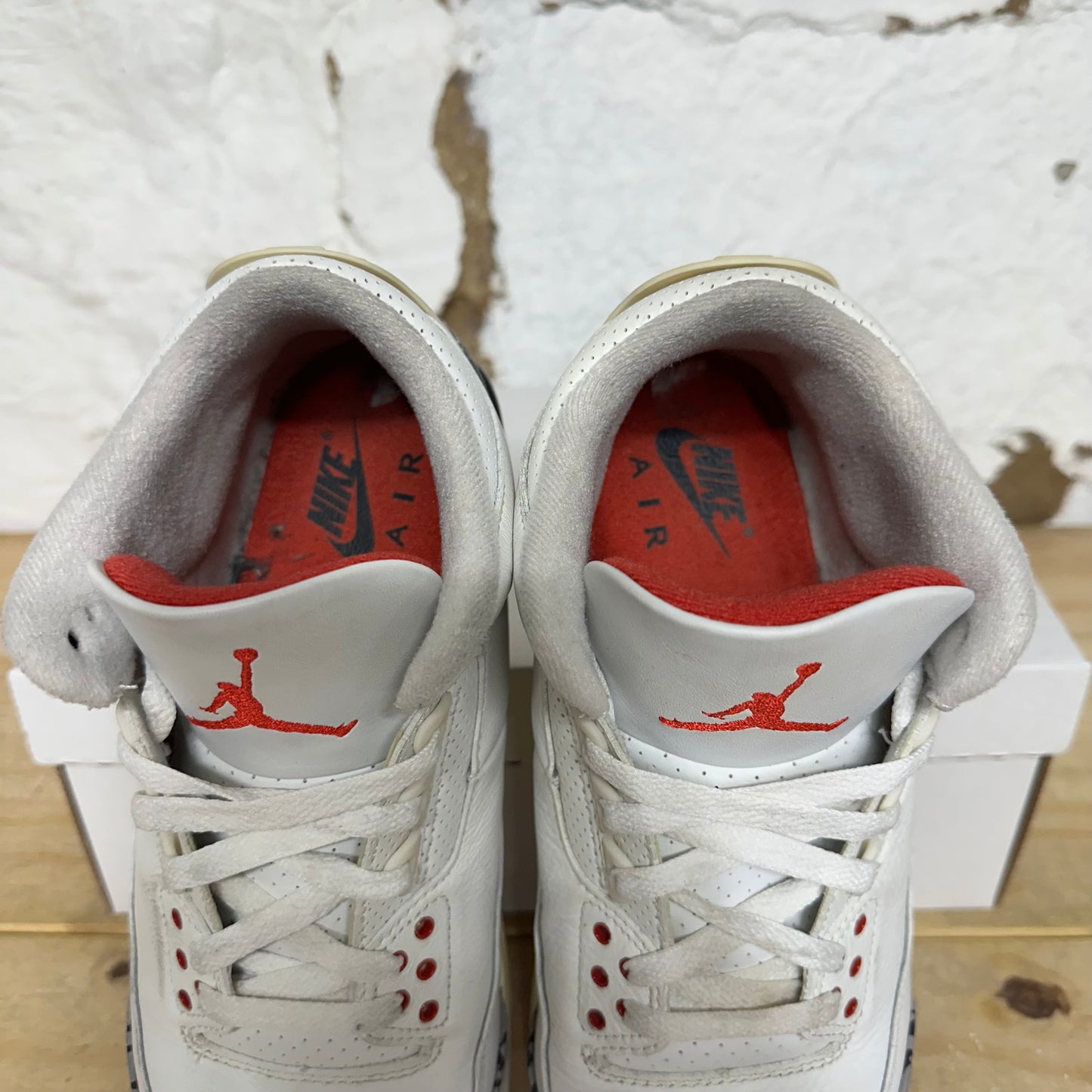 Air Jordan 3 White Cement Reimagined Sz 9.5