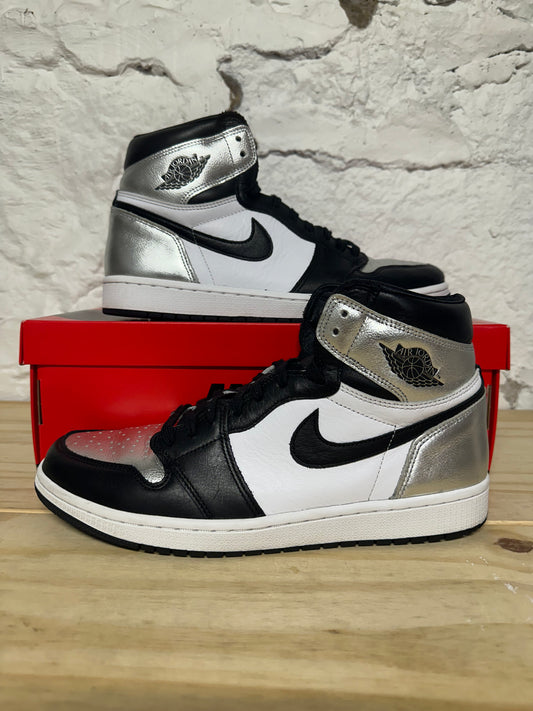 Air Jordan 1 High Silver Toe Sz 9.5 (11W)