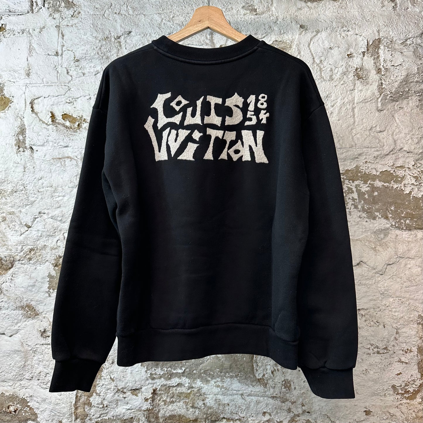 Louis Vuitton Owl Patch Crewneck Black Sz M