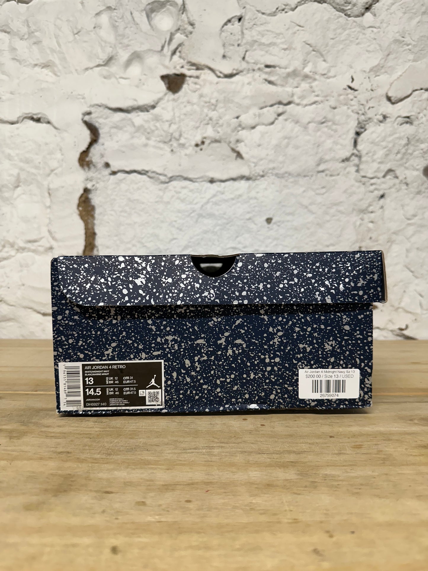 Air Jordan 4 Midnight Navy Sz 13