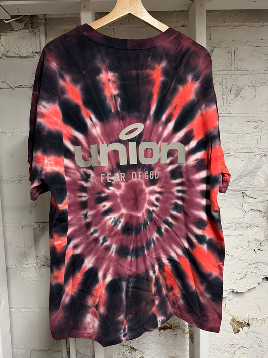 Fear of God Essentials Union Tie Dye T-Shirt Sz M DS
