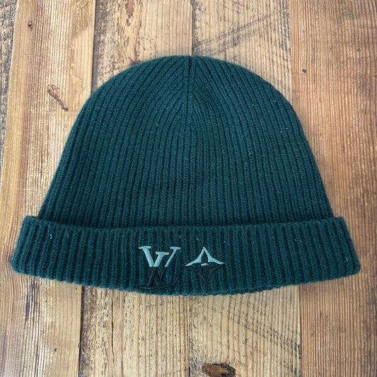 Louis Vuitton Dual Logo Green Beanie