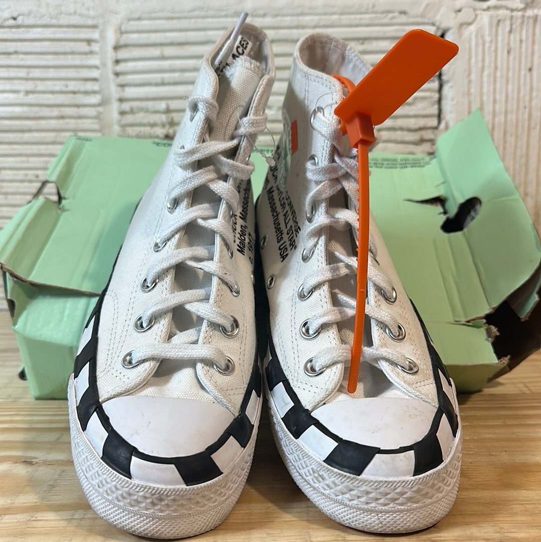 Converse off white vinted best sale