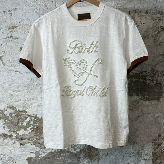 Birth Of Royal Child Pearl T-shirt White Sz S