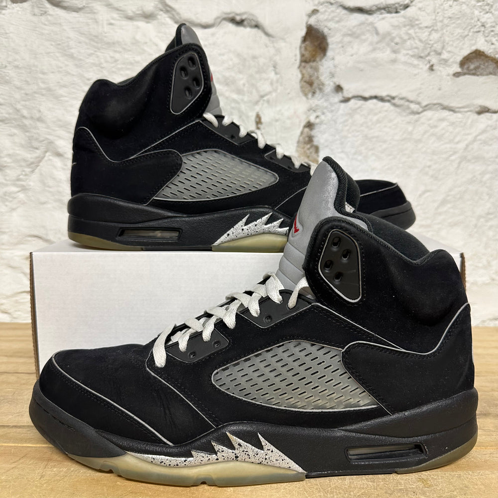 Air Jordan 5 Black Metallic Reimagined Sz 12