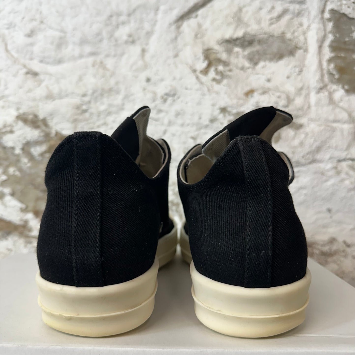 Rick Owens Hollywood Black Milk Sneaker Sz 9.5 (42.5)