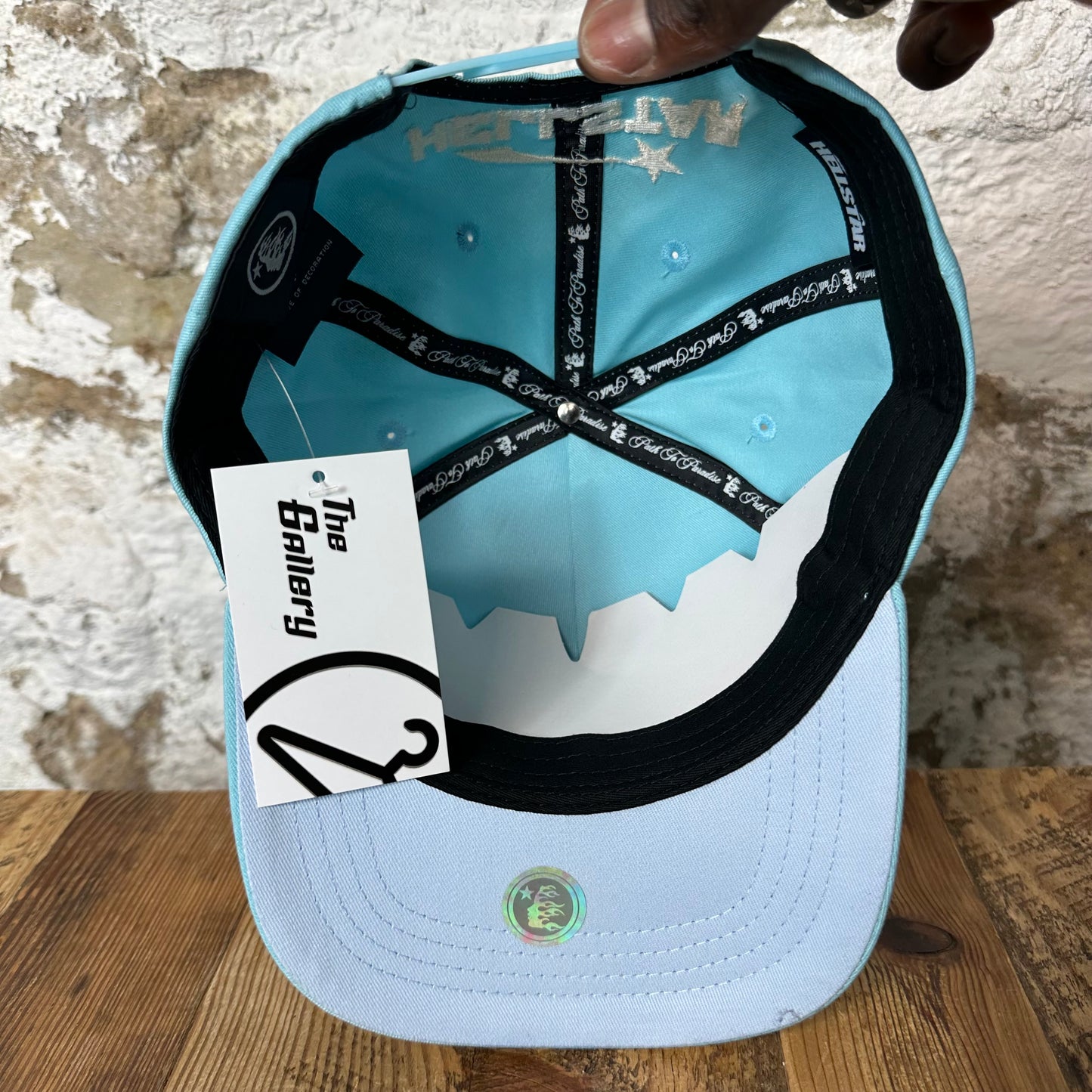 Hellstar OG Logo Baby Blue Snapback Hat