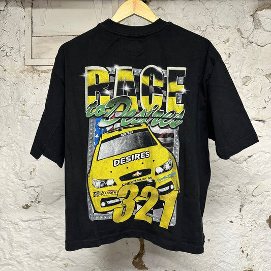 Bottega Desires Race Black T-Shirt Sz M