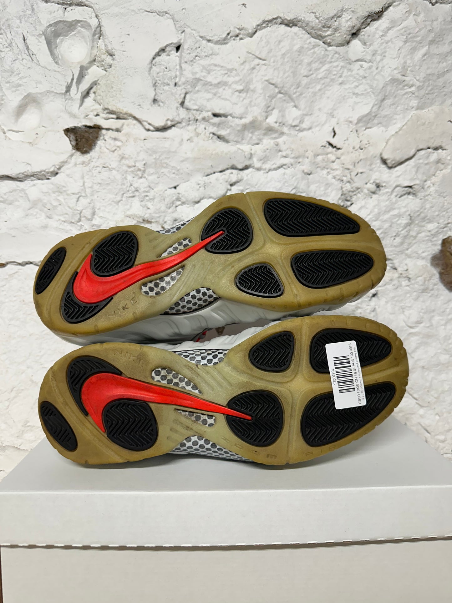 Nike Air Foamposite Pro Pure Platinum Sz 10.5