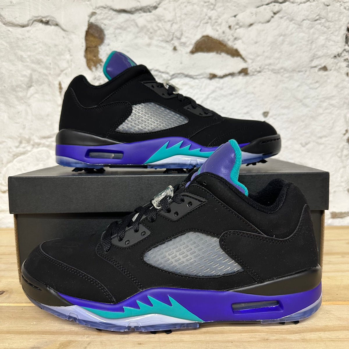 Air Jordan 5 Low Golf Black Grape Sz 10 DS