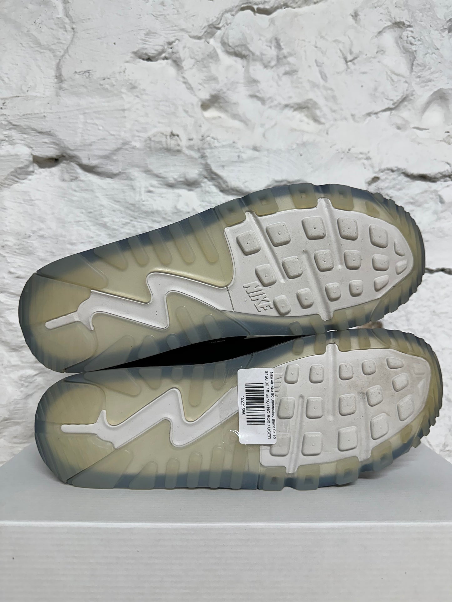 Nike Air Max 90 Undefeated Black Sz 10