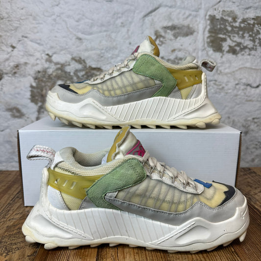 Off-White ODSY 1000 Blue Cream White Sneaker Sz 7 (40)