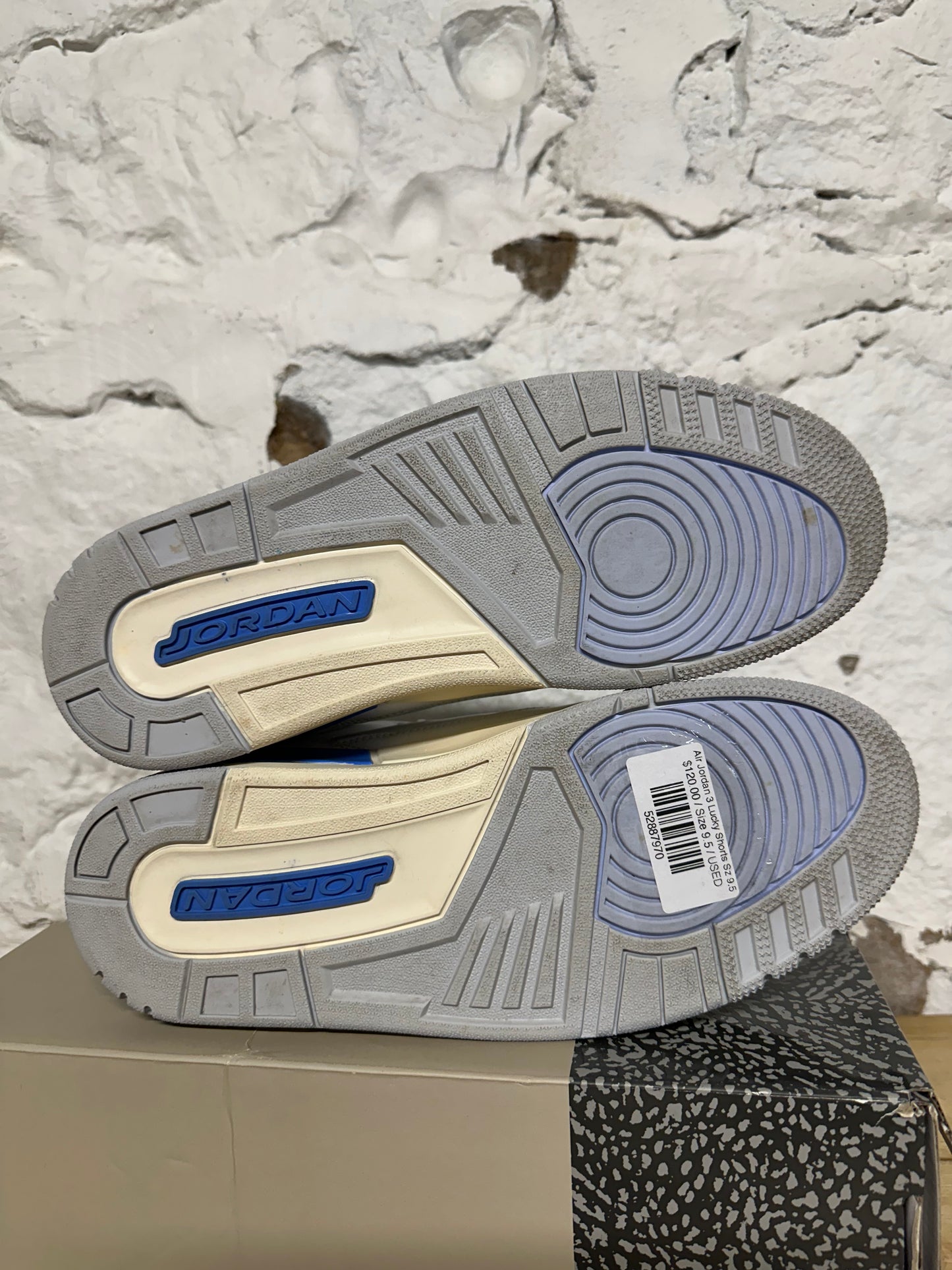 Air Jordan 3 Lucky Shorts Sz 9.5