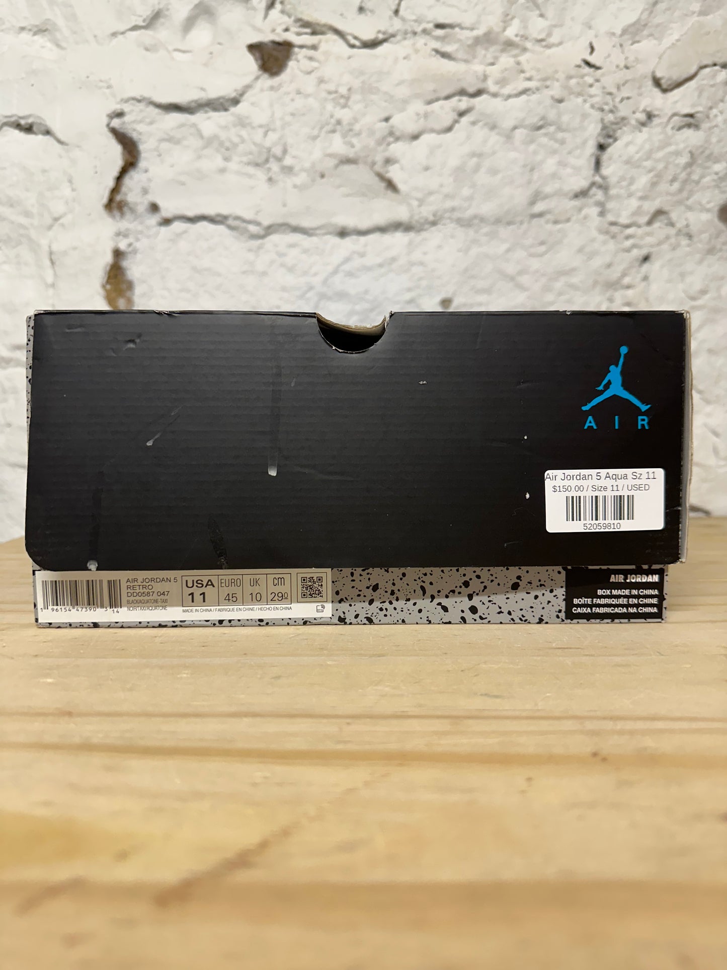 Air Jordan 5 Aqua Sz 11