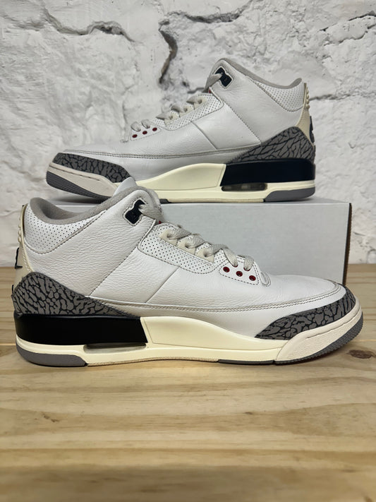 Air Jordan 3 White Cement Reimagined Sz 12