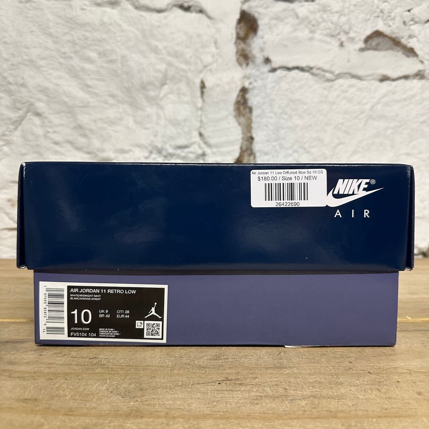 Air Jordan 11 Low Diffused Blue Sz 10 DS
