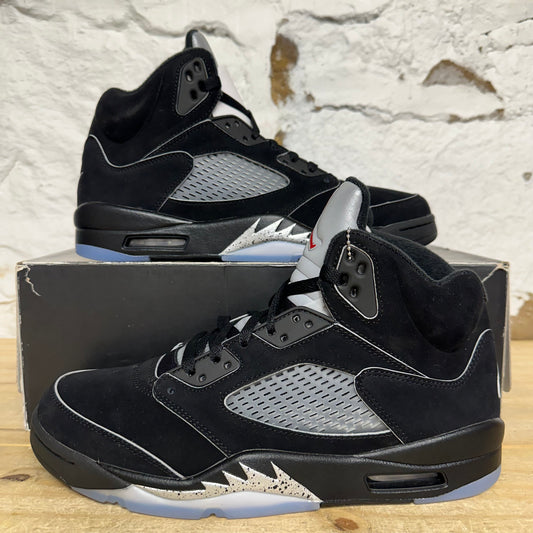 Air Jordan 5 Black Metallic Sz 11 DS