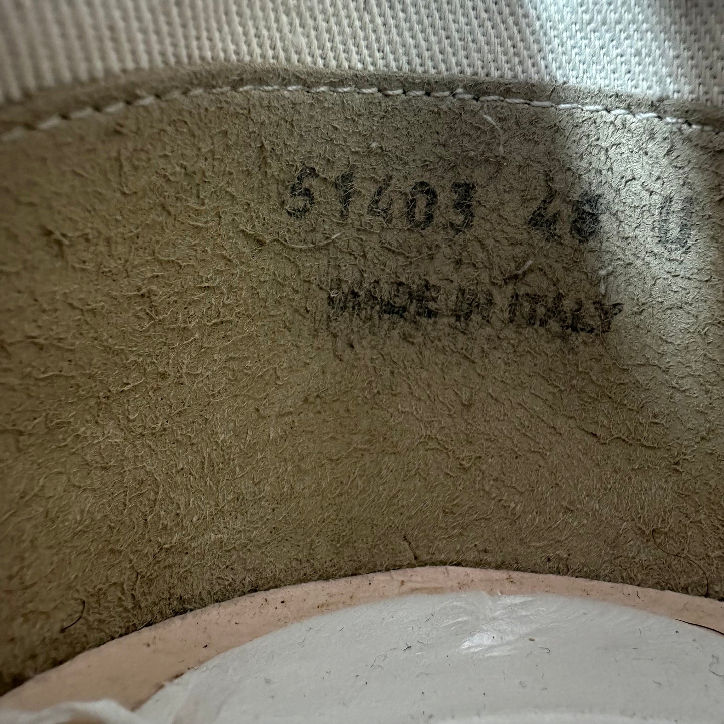 Rick Owens Vintage Gray Suede Milk Sneaker Sz 15 (48) No Box