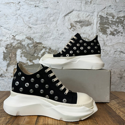 Rick Owens Abstract Studded Black Milk Sneaker Sz 6.5 (39)
