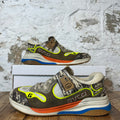 Gucci Ultrapace Brown Yellow White Sneaker Sz 8.5