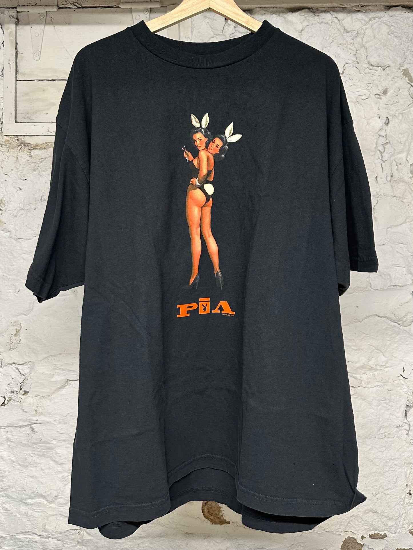 Travis Scott Playboy Black T-Shirt Sz XXL DS