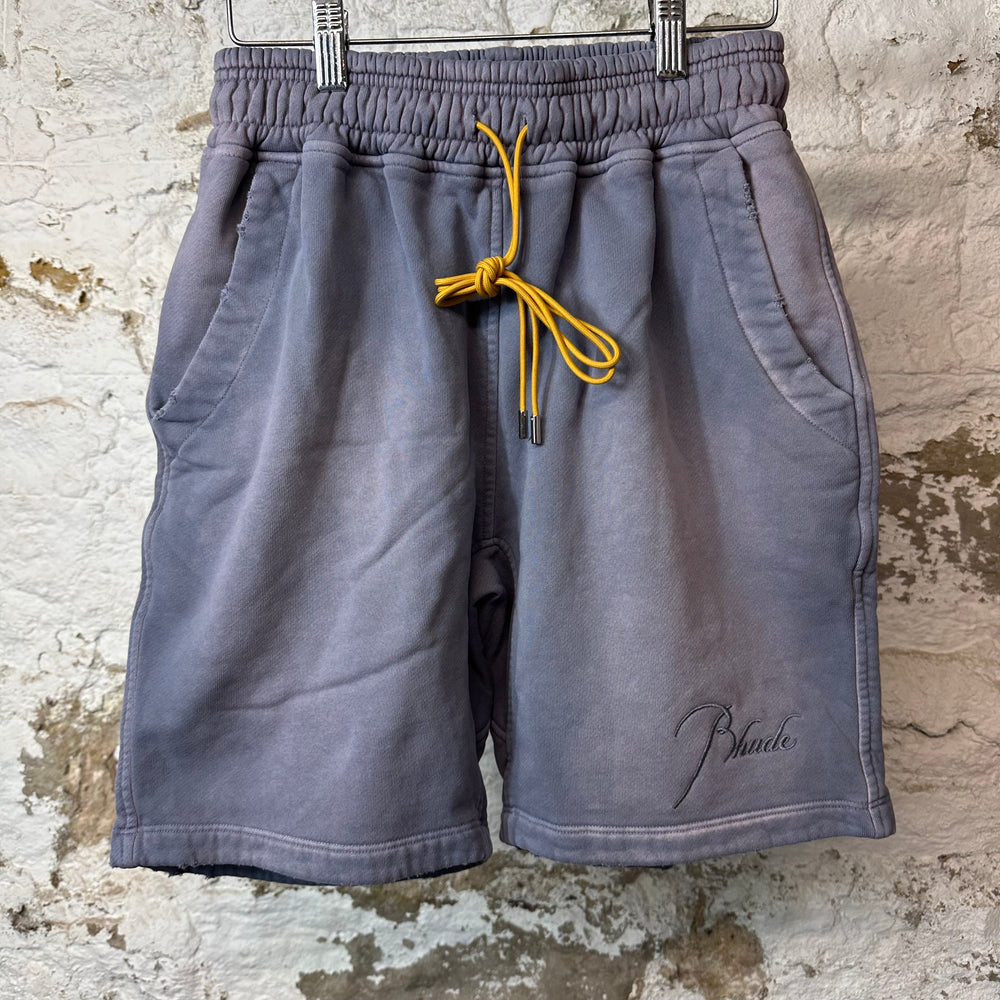 Rhude Script Faded Purple SweatShorts