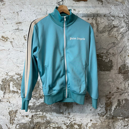 Palm Angels Aqua Blue Track Jacket Sz M