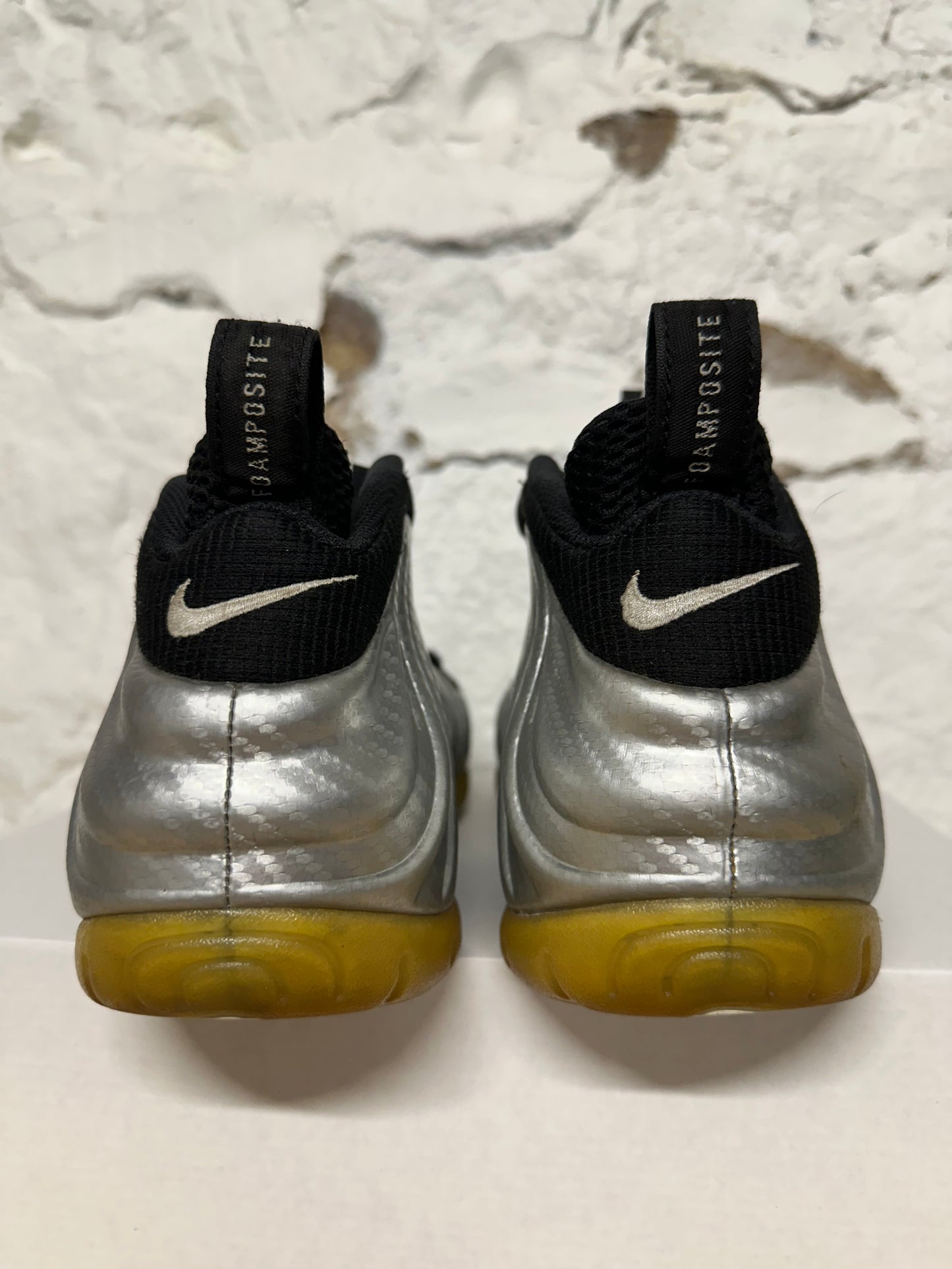 Nike Air Foamposite Pro Silver Surfer Sz 8