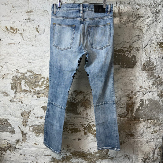 Lost Shadows Sun Logo Blue Denim Jeans Sz 30